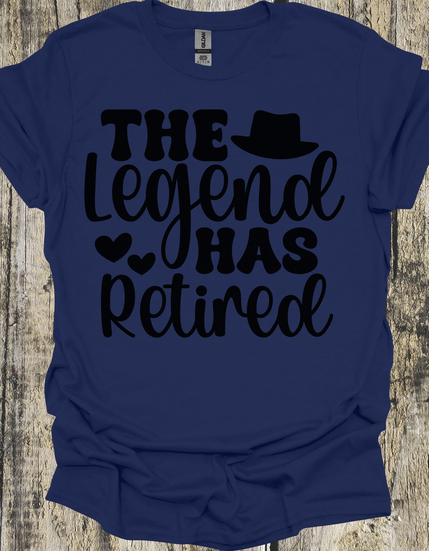Midnight Blue Retirement Legend T-Shirt