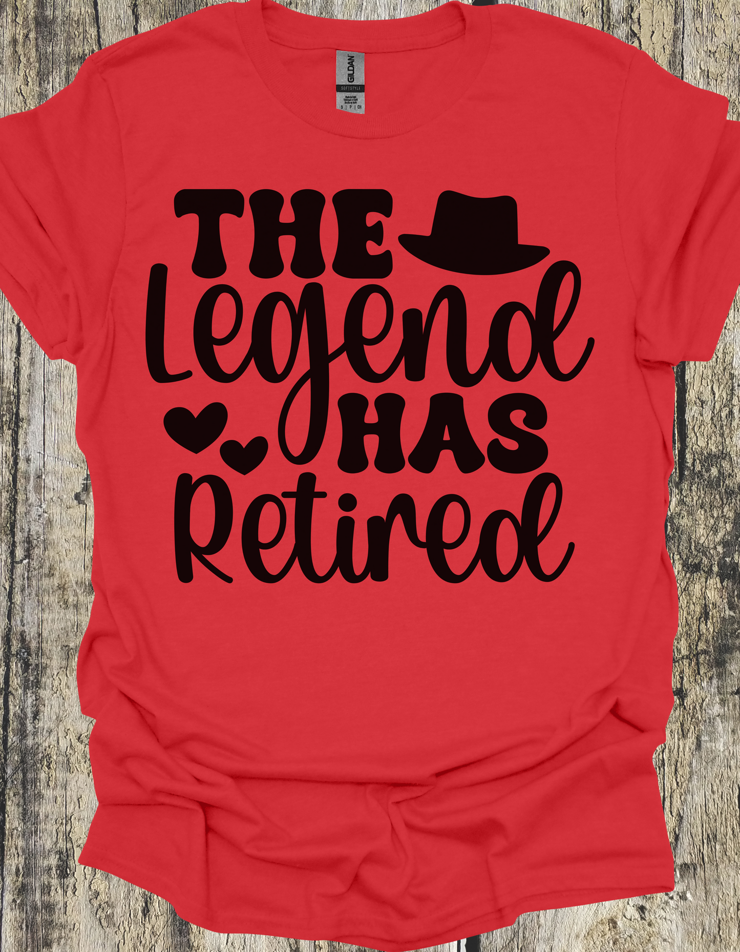 Firebrick Retirement Legend T-Shirt