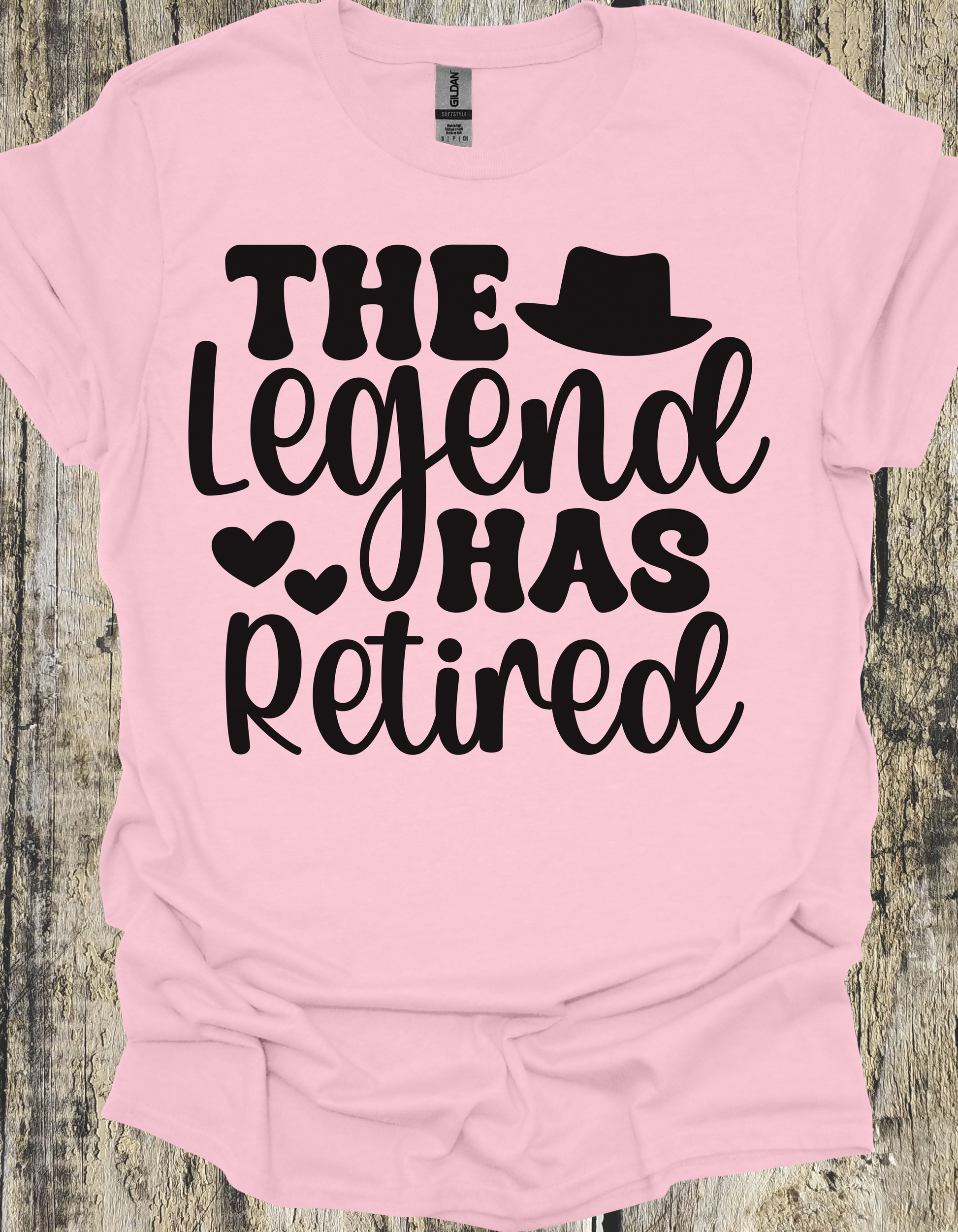 Pink Retirement Legend T-Shirt